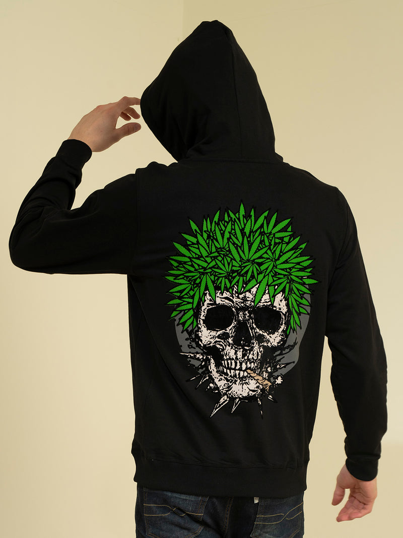 Punk MARIJUANA-SOUL Black Sweatshirt