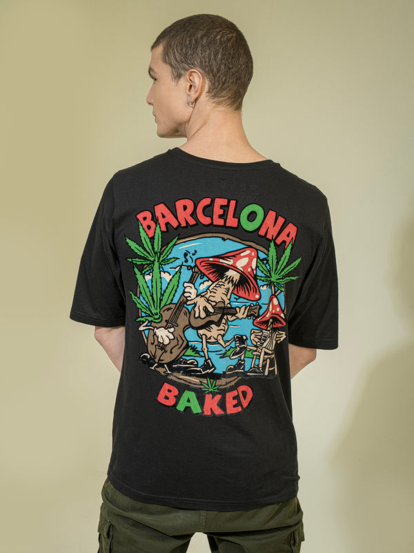 Punk Oversized BARCELONA T-shirt