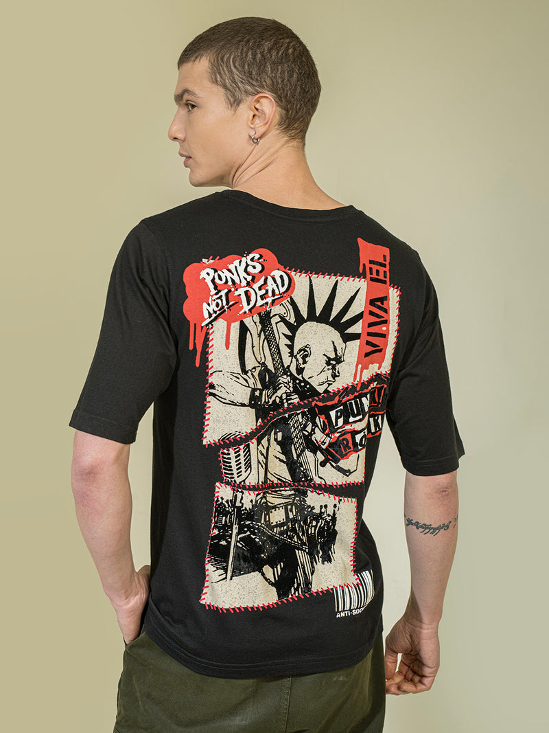 PUNKS NOT DEAD Oversized Tshirt