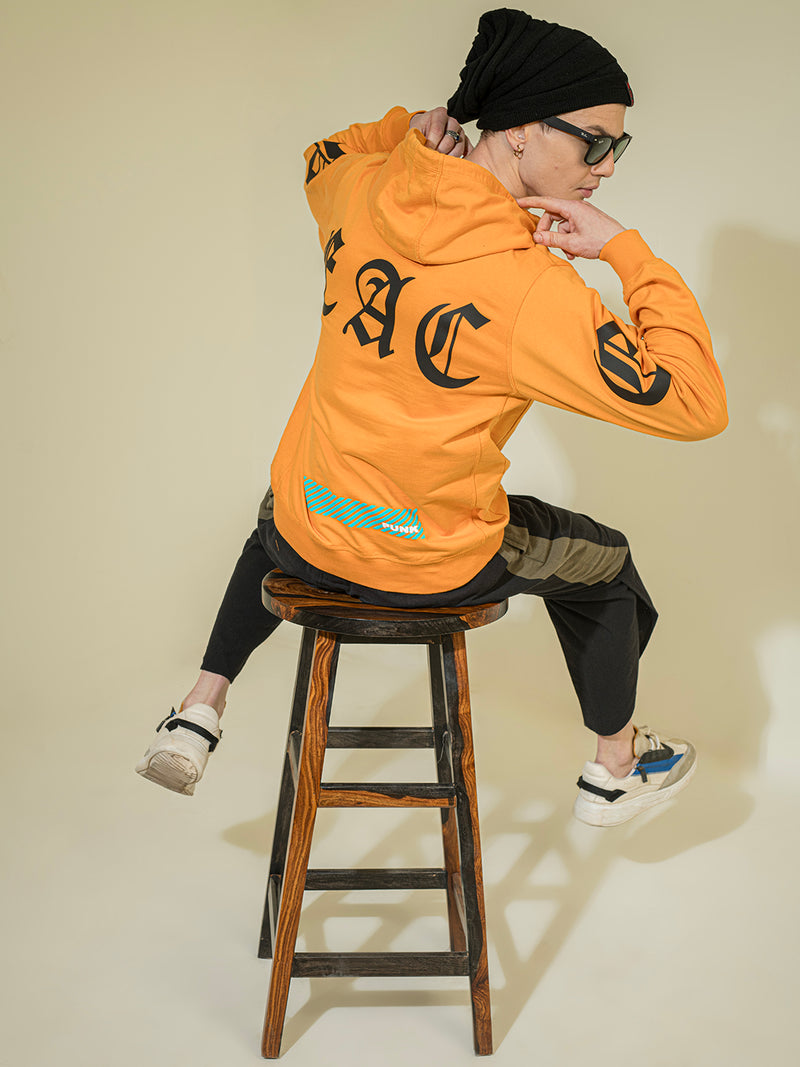 Punk STOP-WAR Orange Sweatshirt