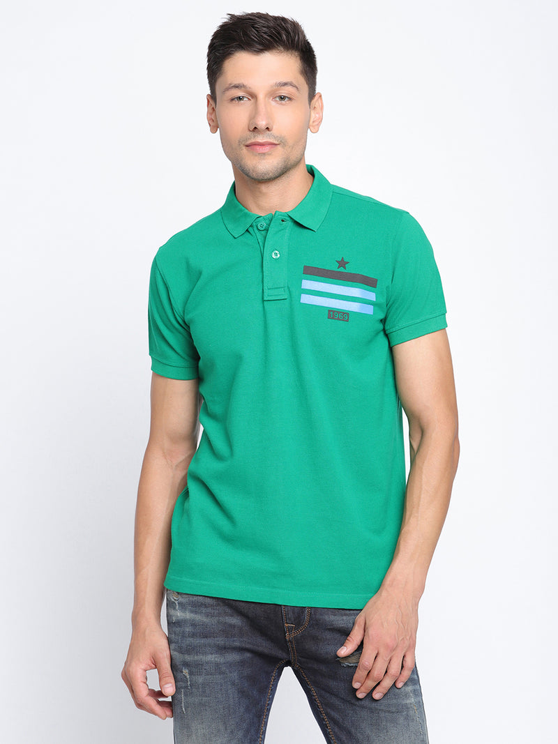 Punk Polo Green T-Shirt