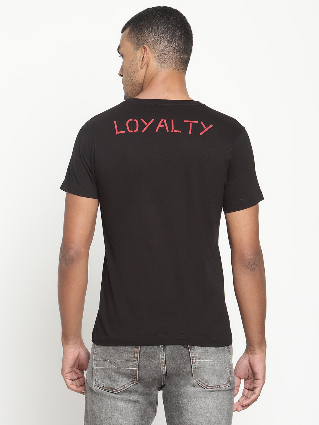 Punk LOYALTY Black T-shirt