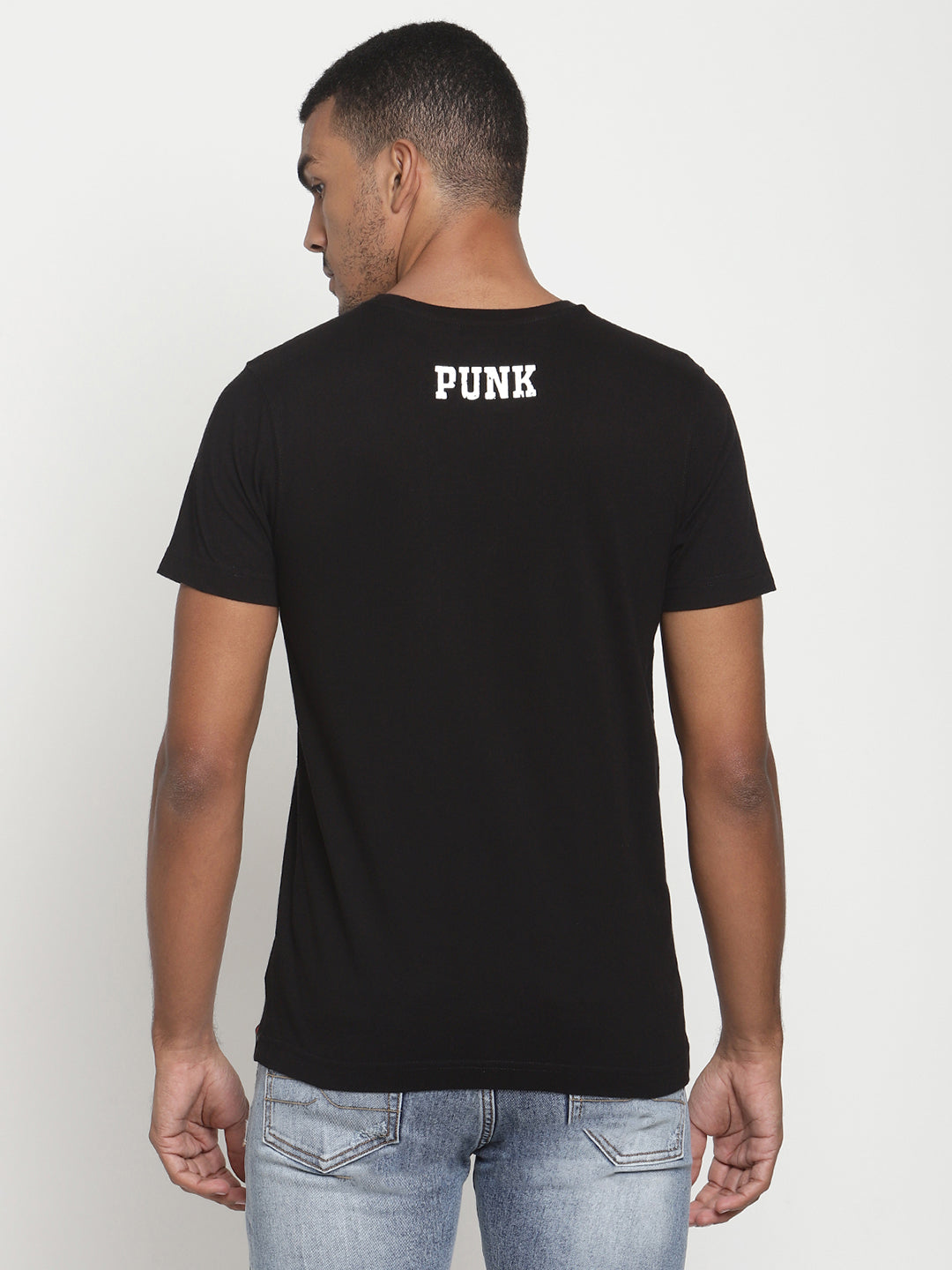 Punk UPSIDE-DOWN Black T-shirt