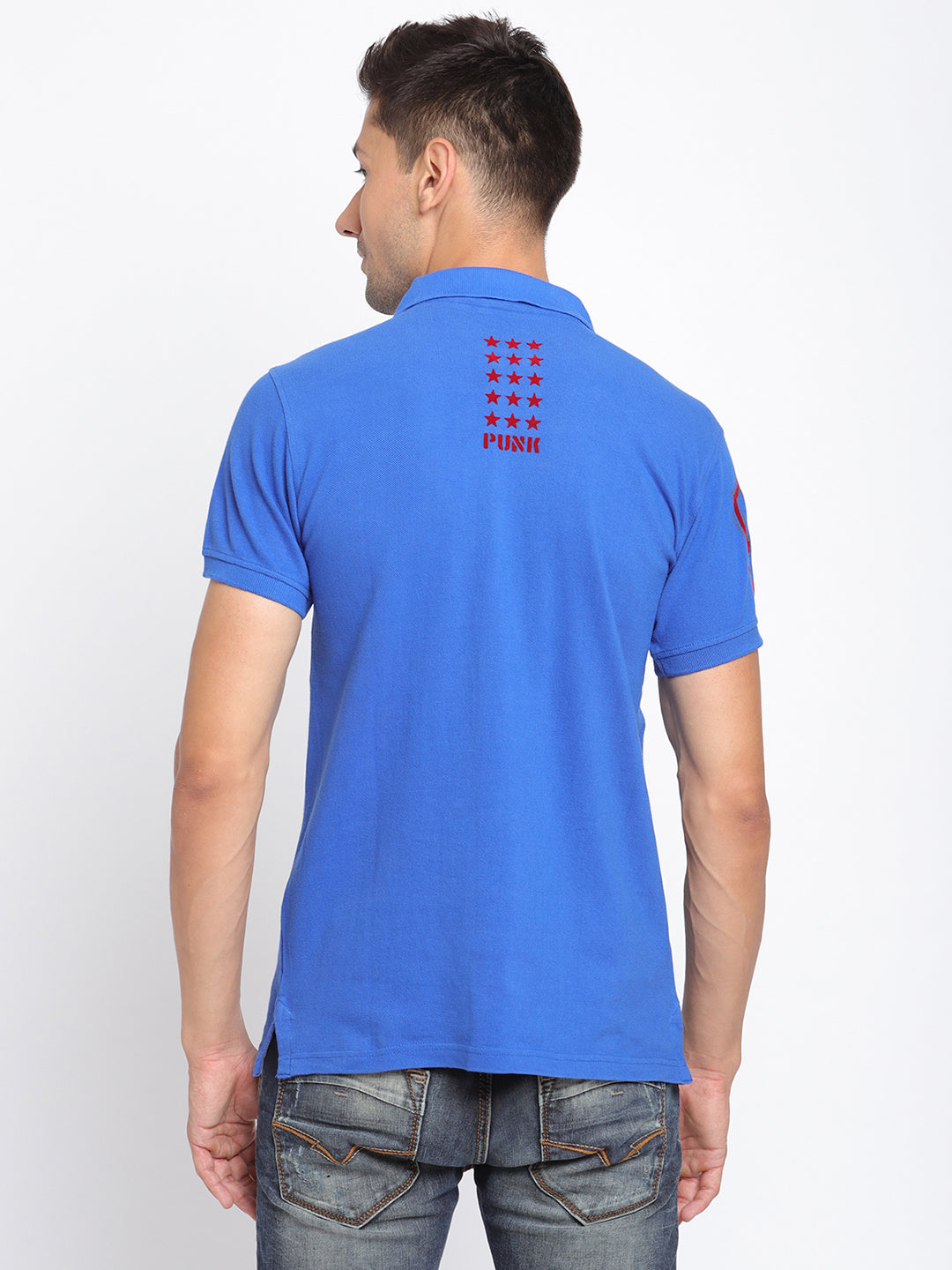 Punk Polo Blue T-Shirt