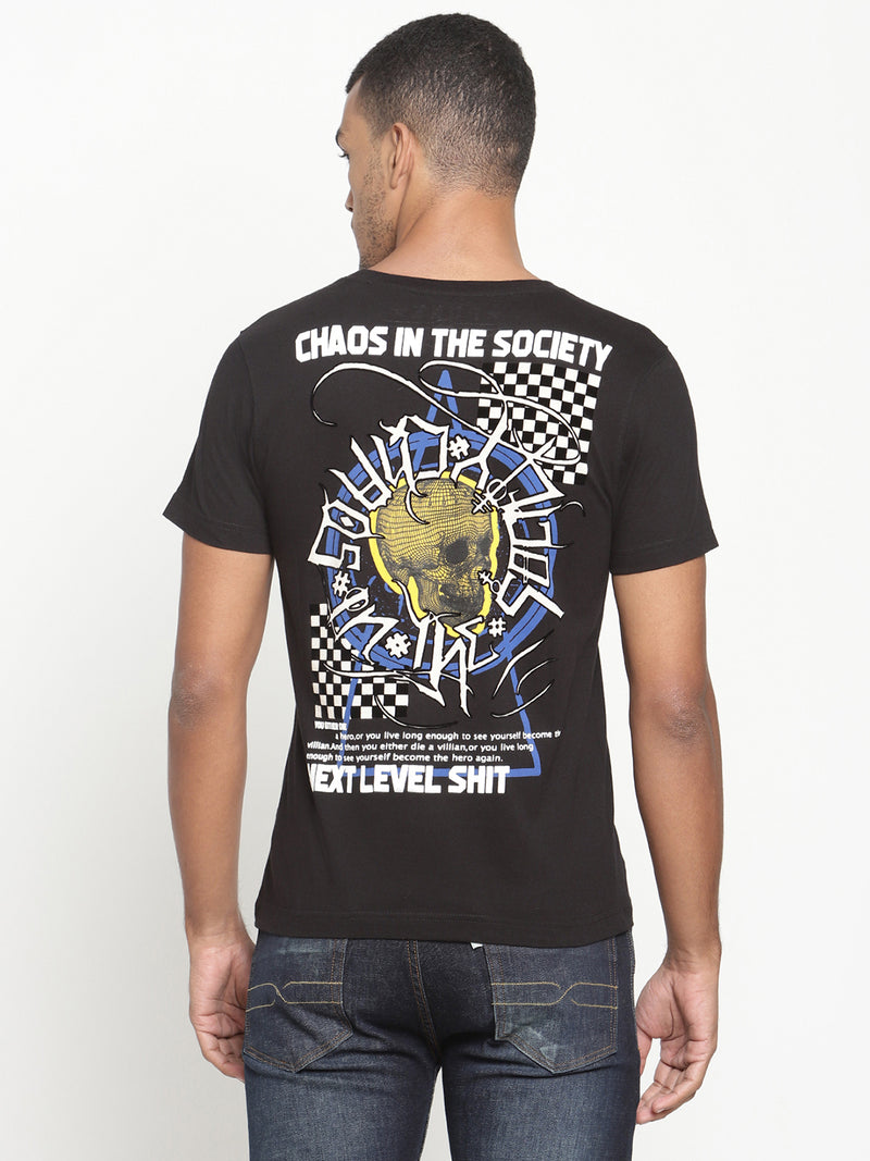 Punk CHAOS Black T-shirt