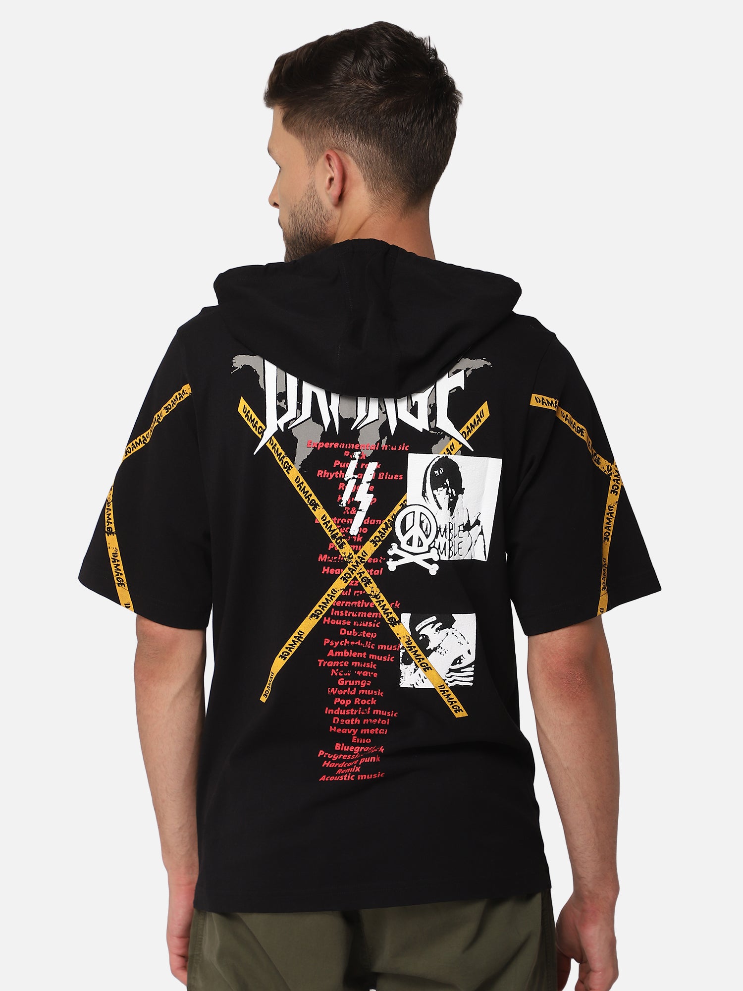 Punk DAMAGE Oversized T-shirt