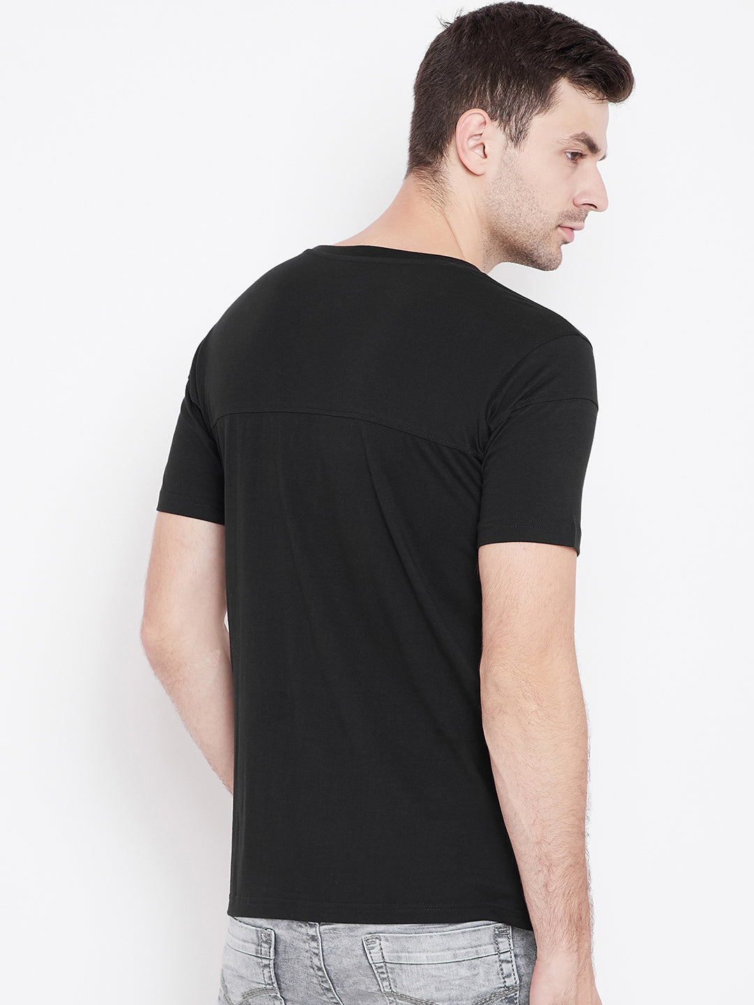 PUNK-ZIPPER Black T-Shirt