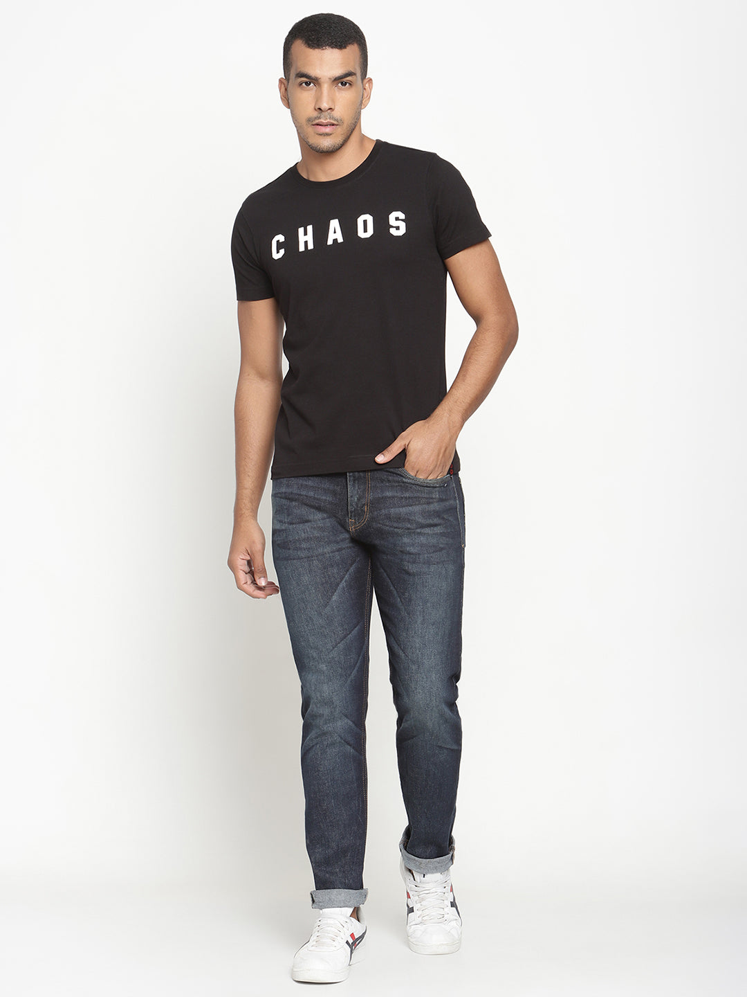 Punk CHAOS Black T-shirt