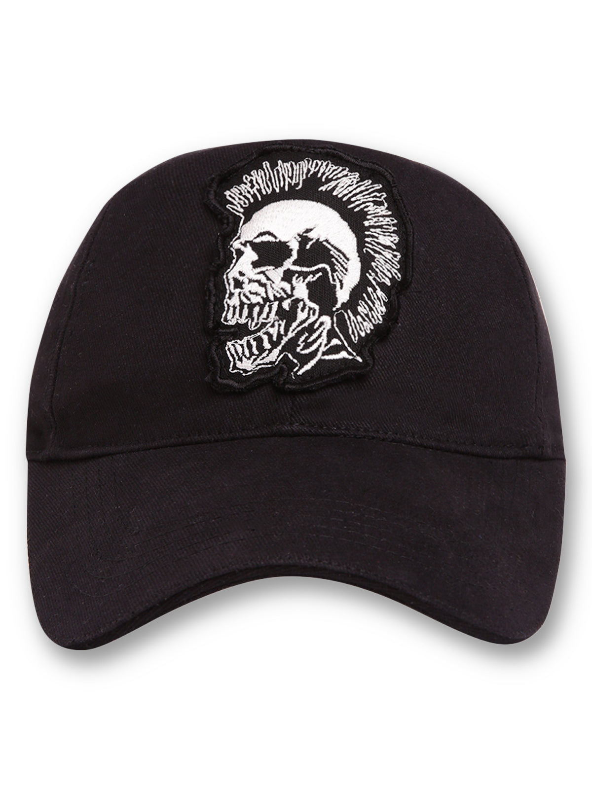 Punk Skull Black Cap