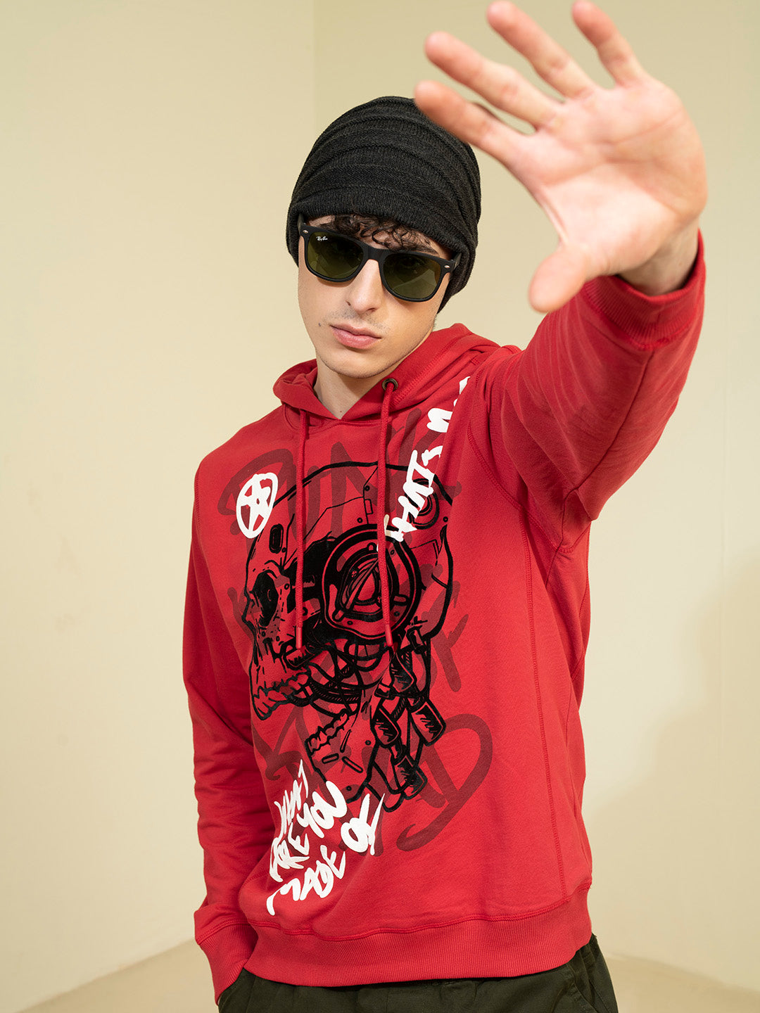 Punk THATS-ME Red Sweatshirt