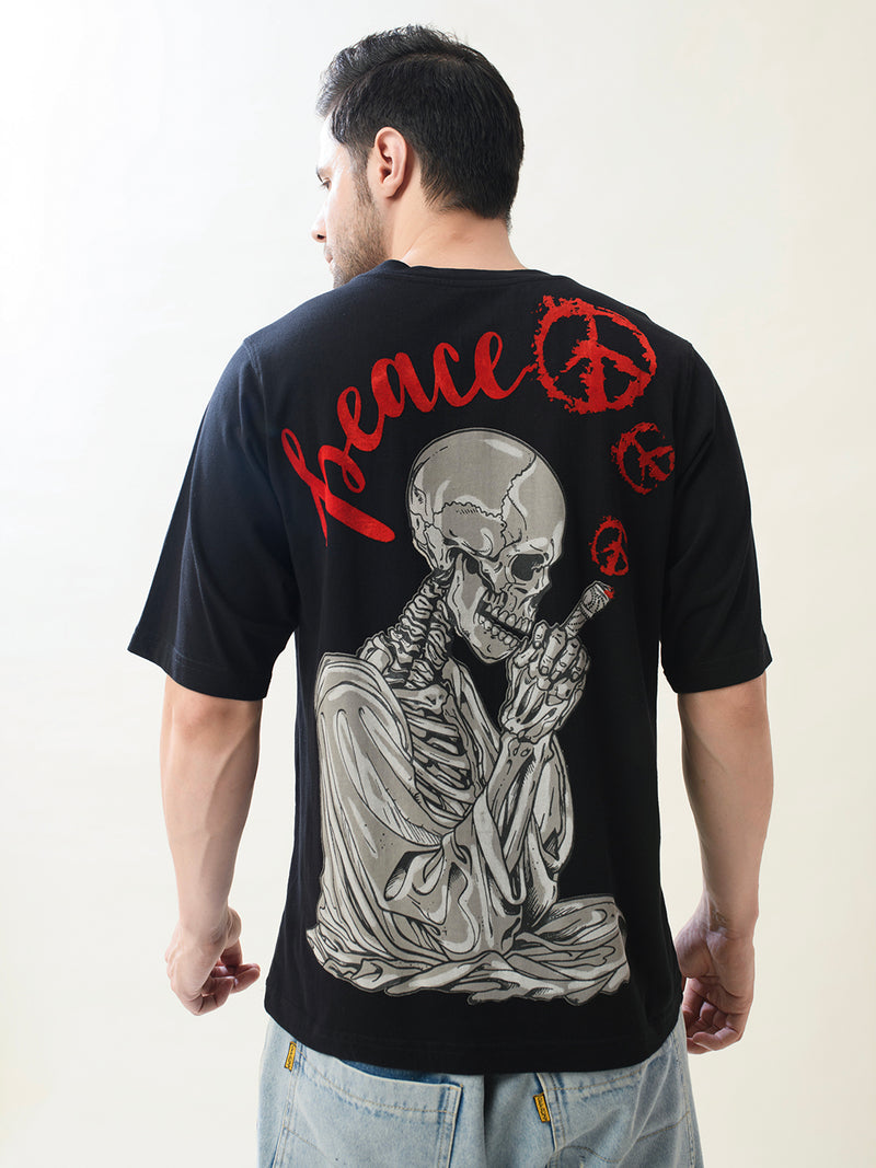 PEACE-DOPE Oversized T-Shirt | PUNK Weed Collection – New In