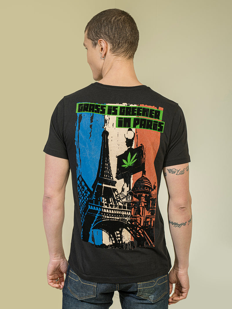 Punk Black PARIS T-Shirt
