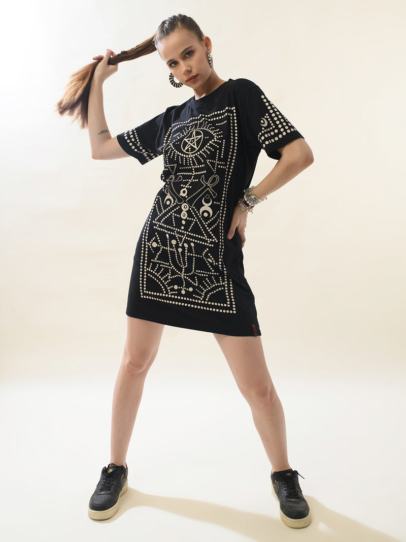 DOT-GOTHIC Dress | New In by PUNK – Concert, Party & College Wear