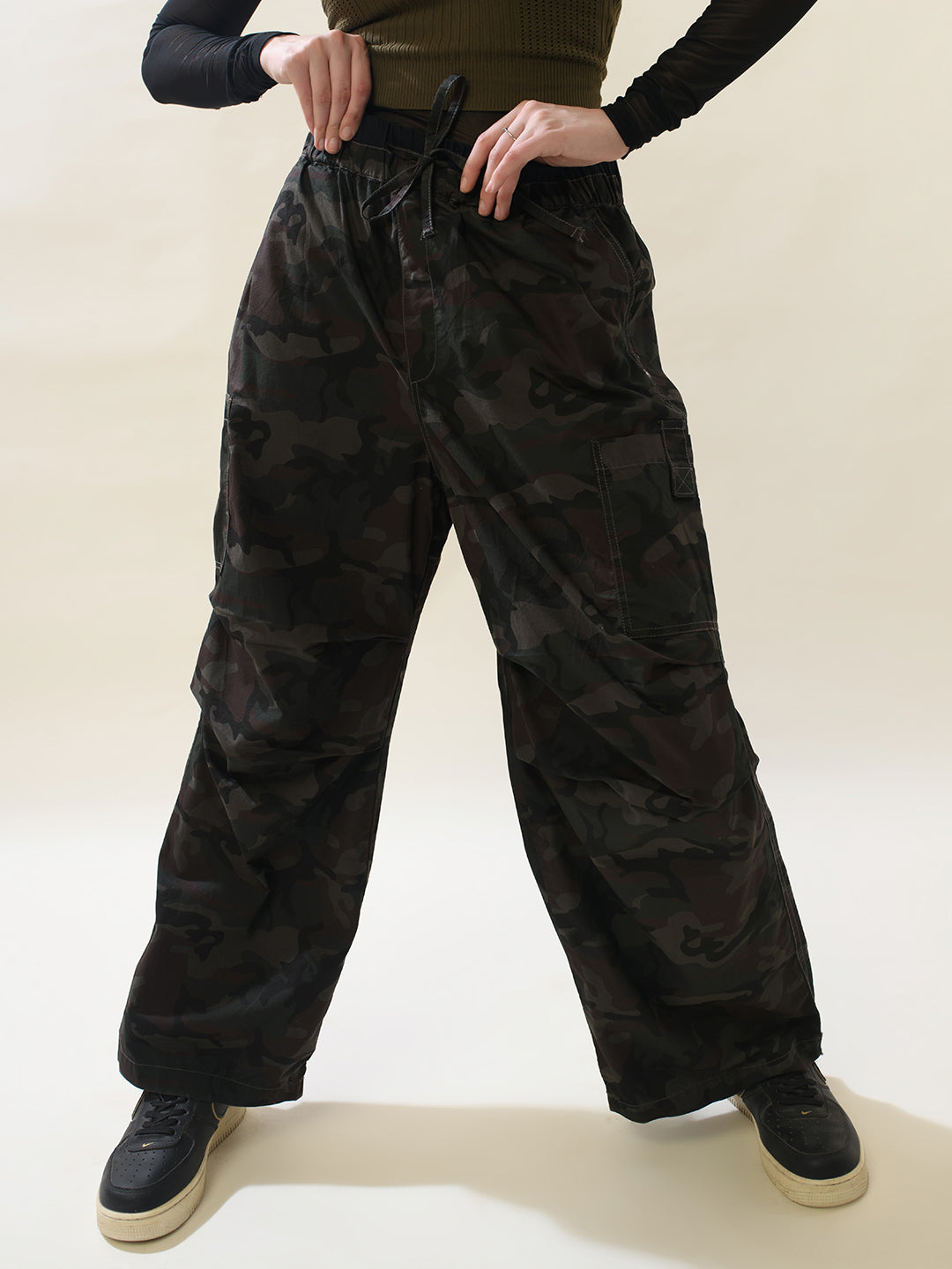 CAMO-FLOW Women Cargos | New In by PUNK – Street & Party Vibes