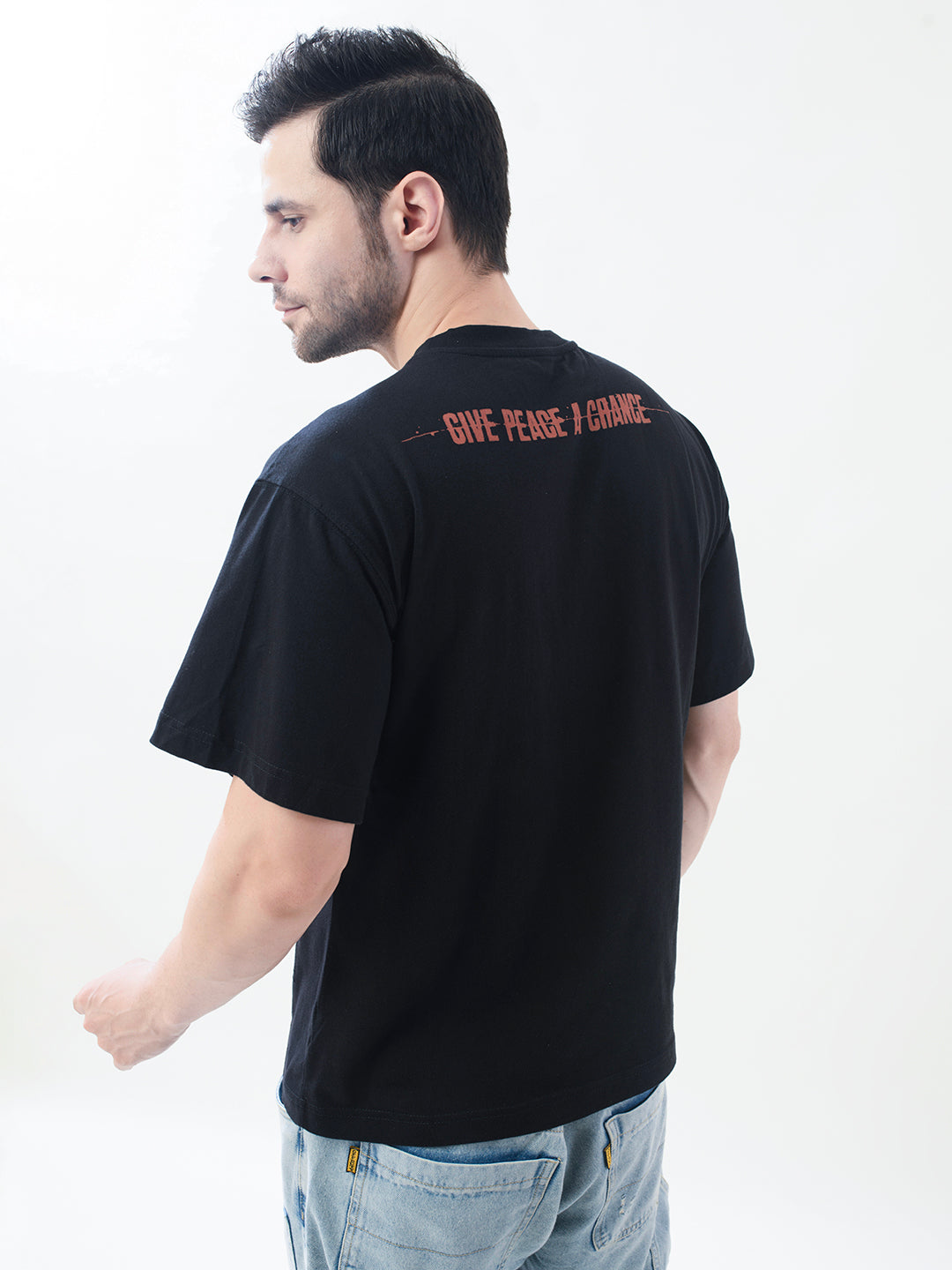 RESPECT-PEACE Oversized T-Shirt | PUNK Weed Collection – New In