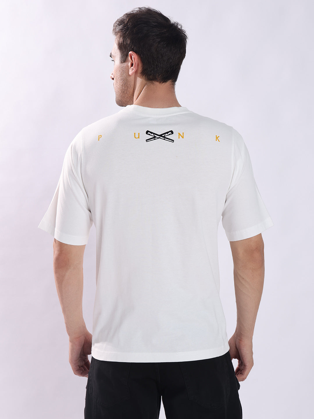 PUNK Art of Rolling Oversized T-Shirt - White | Streetwear Essential