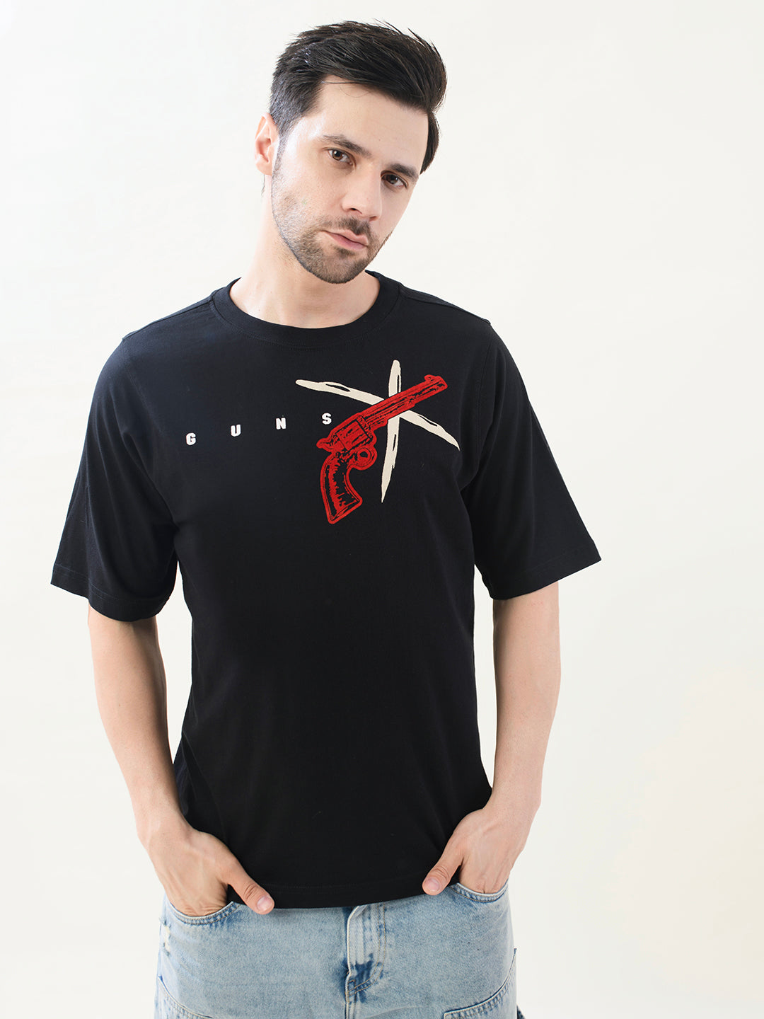 GUNS Oversized T-Shirt | PUNK Buddy Set – New In for Men