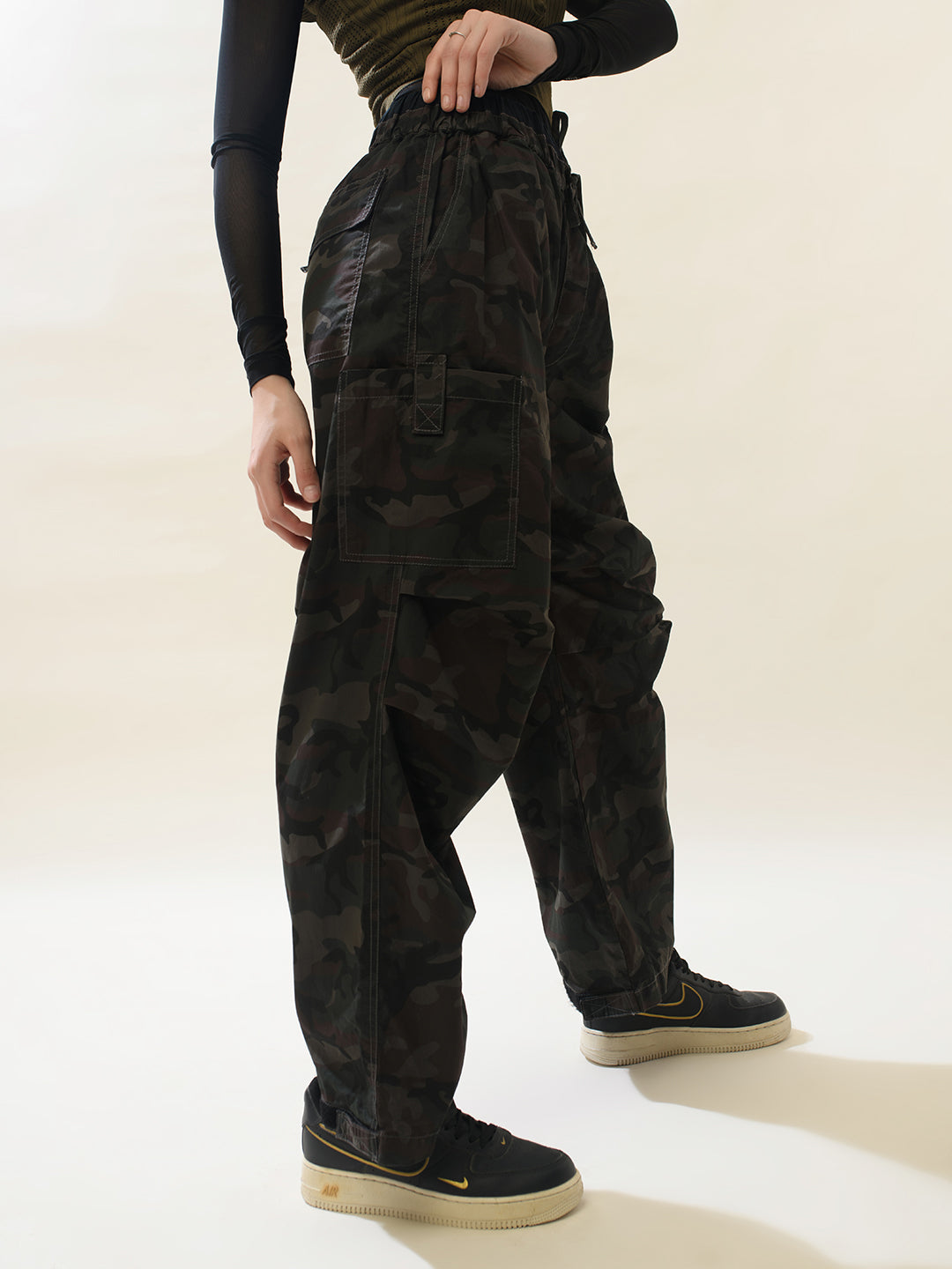 CAMO-FLOW Women Cargos | New In by PUNK – Street & Party Vibes