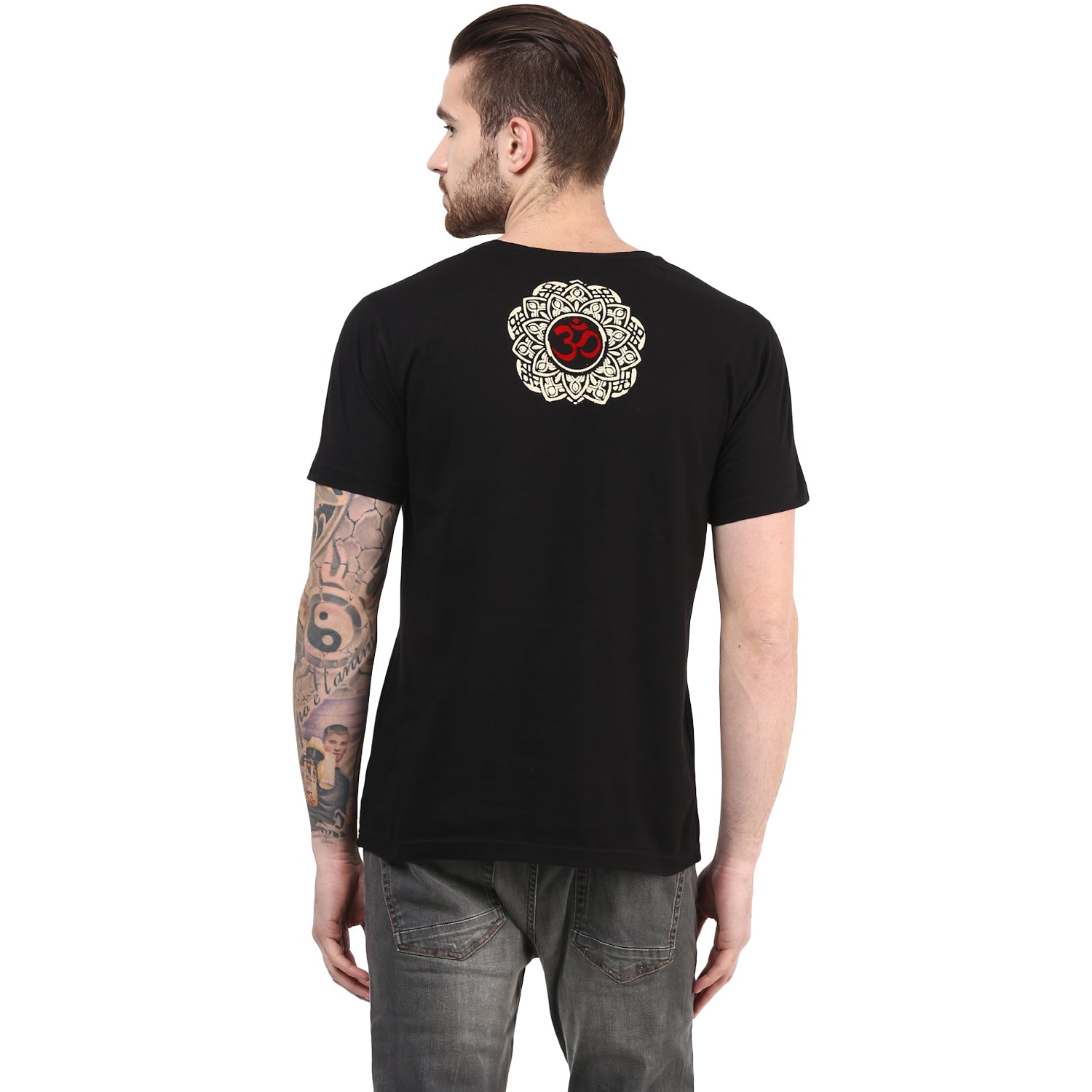 Punk Black Gothic Aum T-shirt