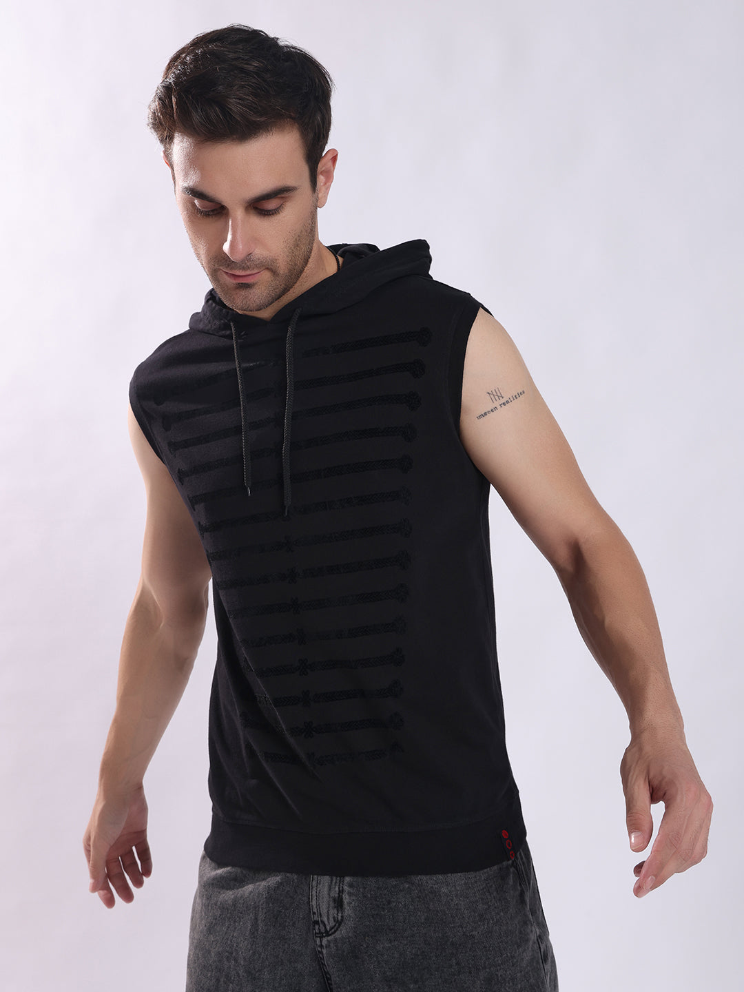 PUNK Goth Parade Sleeveless T-Shirt – Black | Bold & Edgy