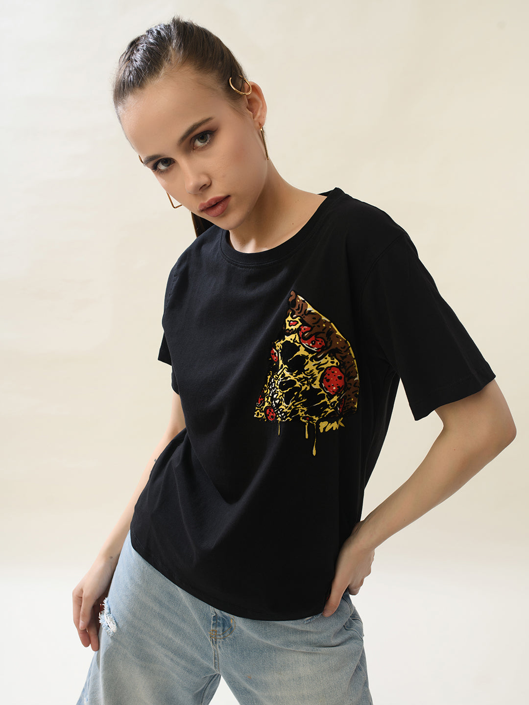 PIZZA-SLICE Women’s T-Shirt | PUNK Buddy Set – New In Drop