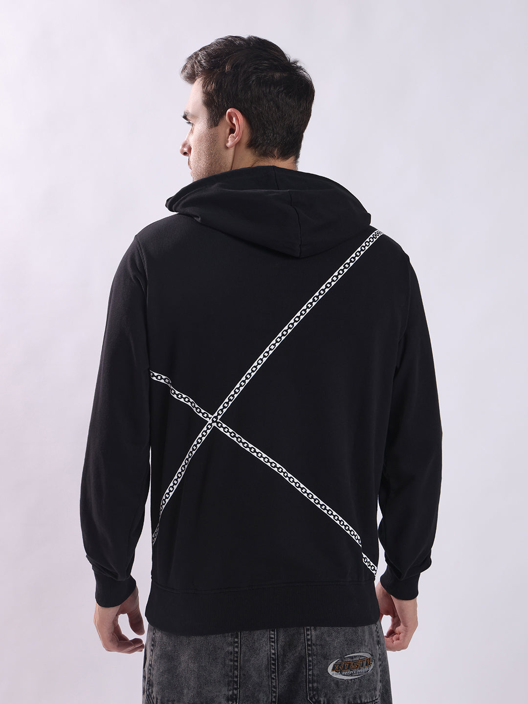 CHAINED-PUNK Black Gothic Sweatshirt | BUDDY SET