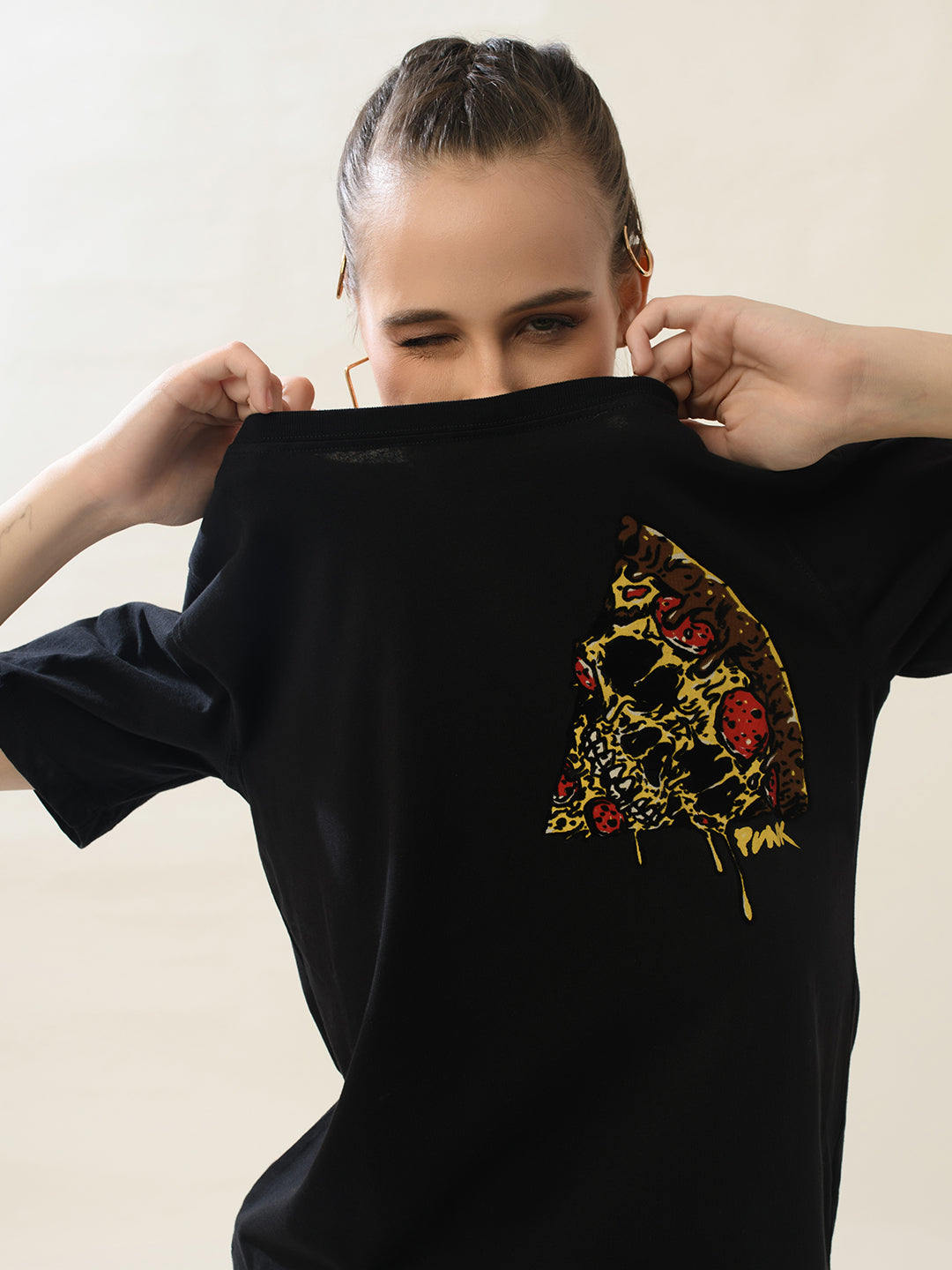 PIZZA-SLICE Women’s T-Shirt | PUNK Buddy Set – New In Drop