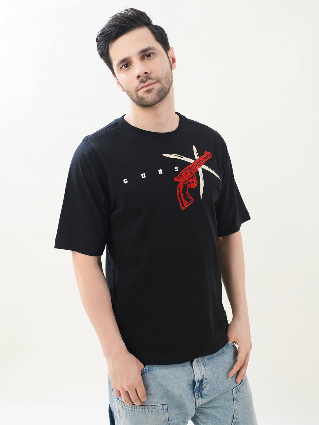 GUNS Oversized T-Shirt | PUNK Buddy Set – New In for Men