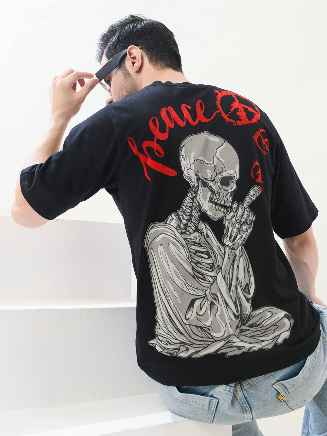 PEACE-DOPE Oversized T-Shirt | PUNK Weed Collection – New In