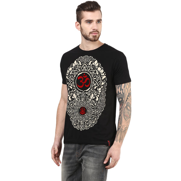 Punk Black Gothic Aum T-shirt