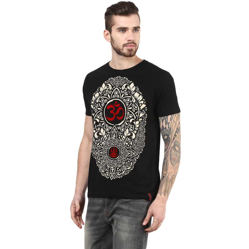 Punk Black Gothic Aum T-shirt