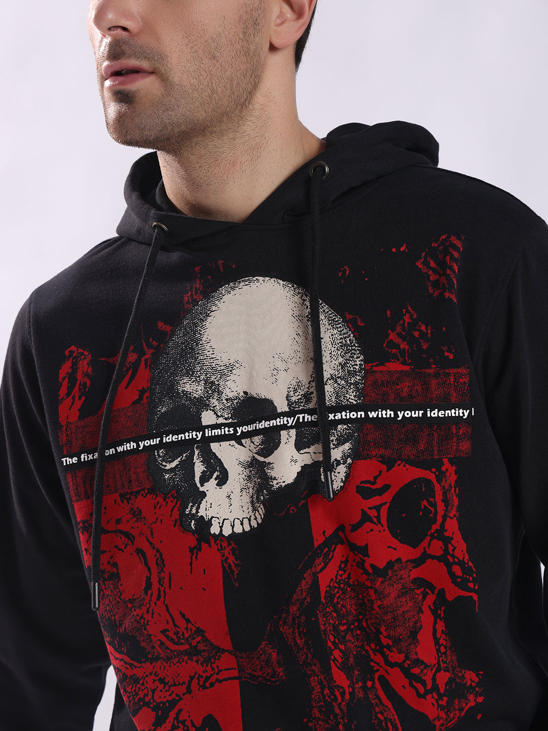 SKULL-TAPE Punk Black Sweatshirt