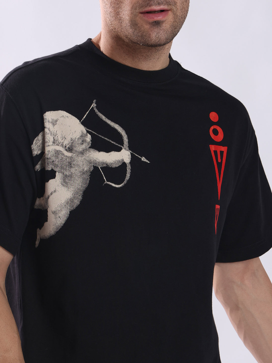 The Cupid Oversized Black T-Shirt – Bold Streetwear | PUNK