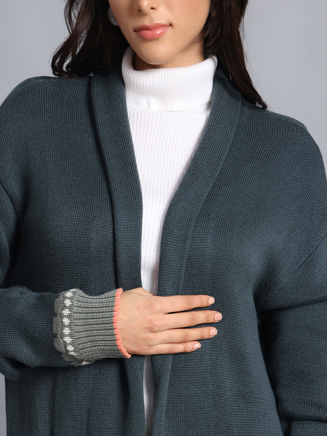 PUNK Slate Shrug for Women – Chic Winterwear for All Occasions