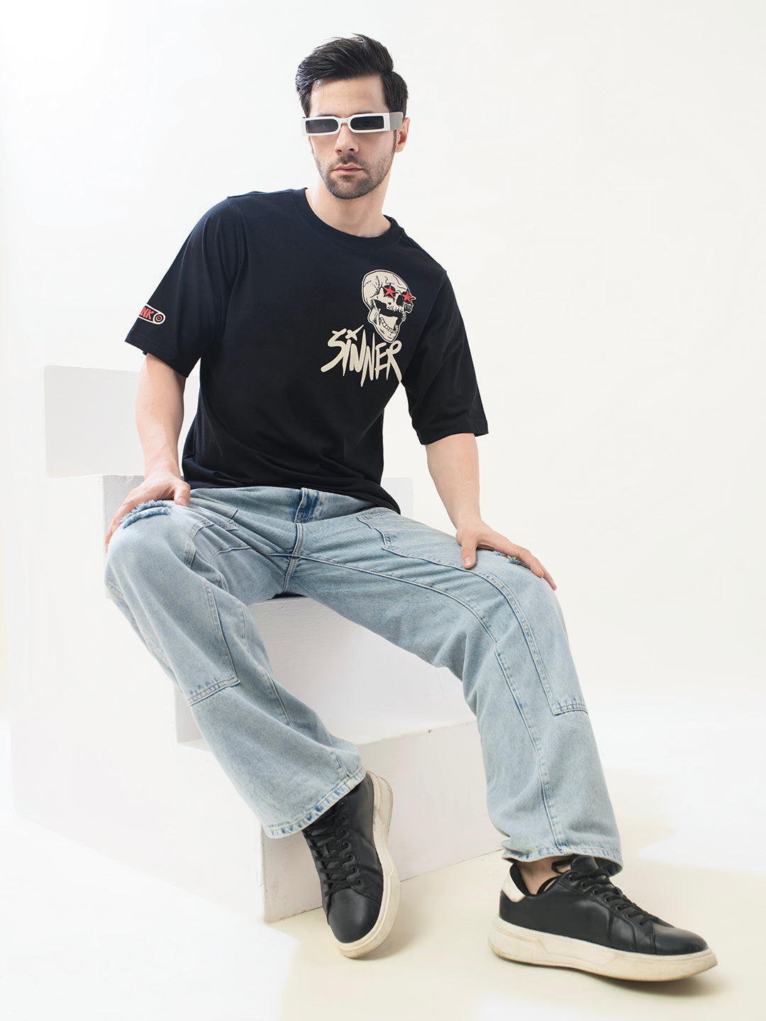 SINNER Oversized T-Shirt | PUNK Buddy Set – New In for Men