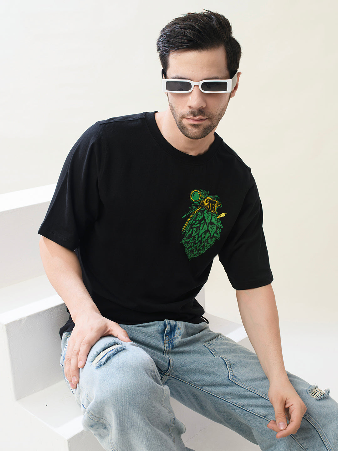 HERB-ATTACK Oversized T-Shirt | PUNK Weed Collection – New In