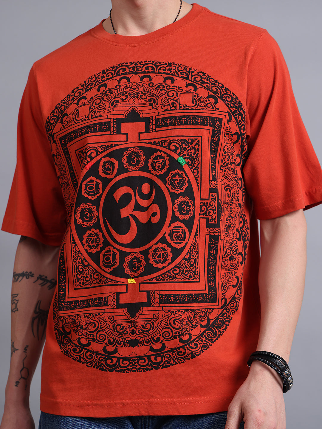 OM Rust Oversized T-Shirt | Gothic Streetwear by PUNK | New In