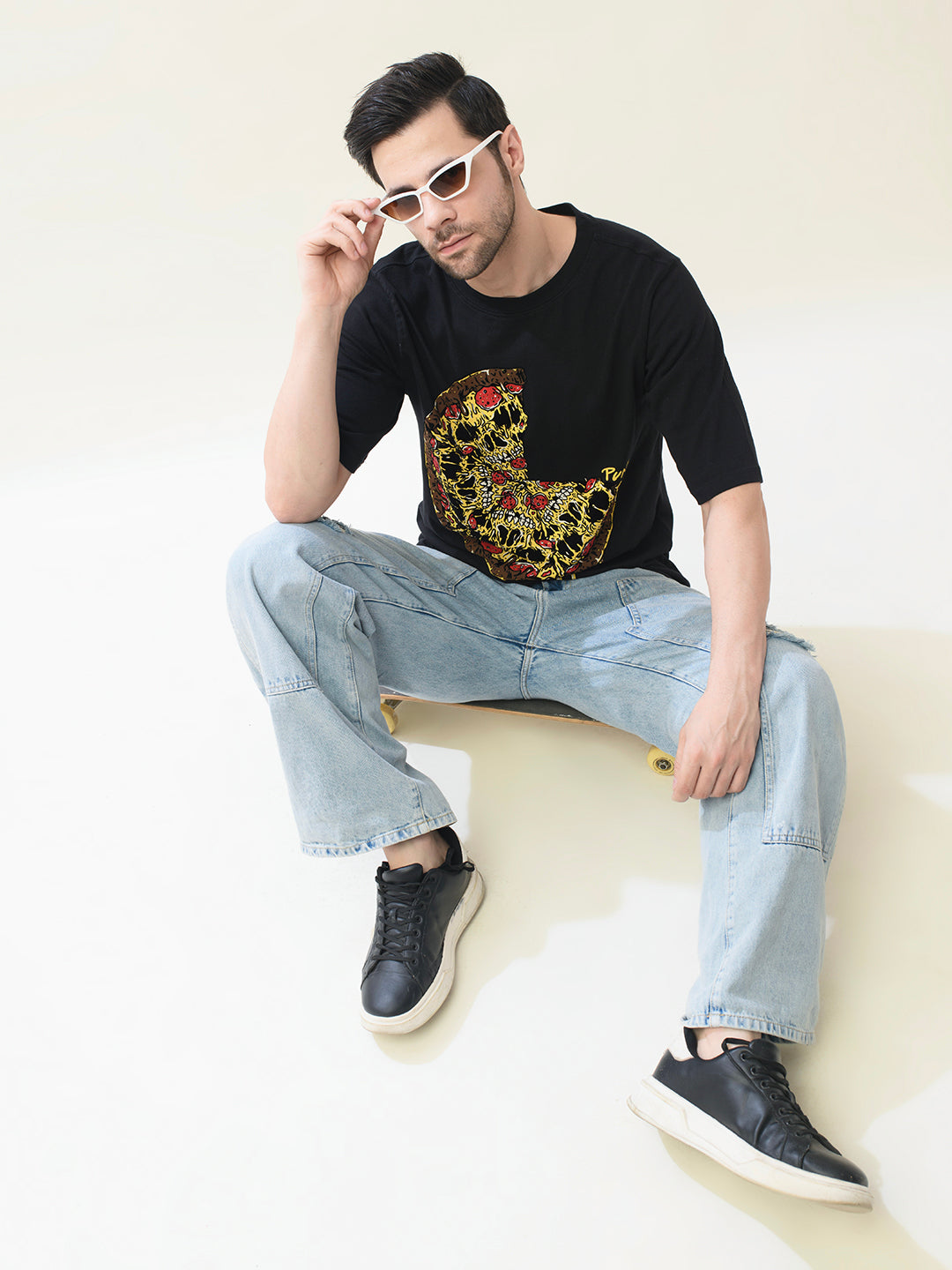 PIZZA Oversized T-Shirt | PUNK Buddy Set – New In for Men