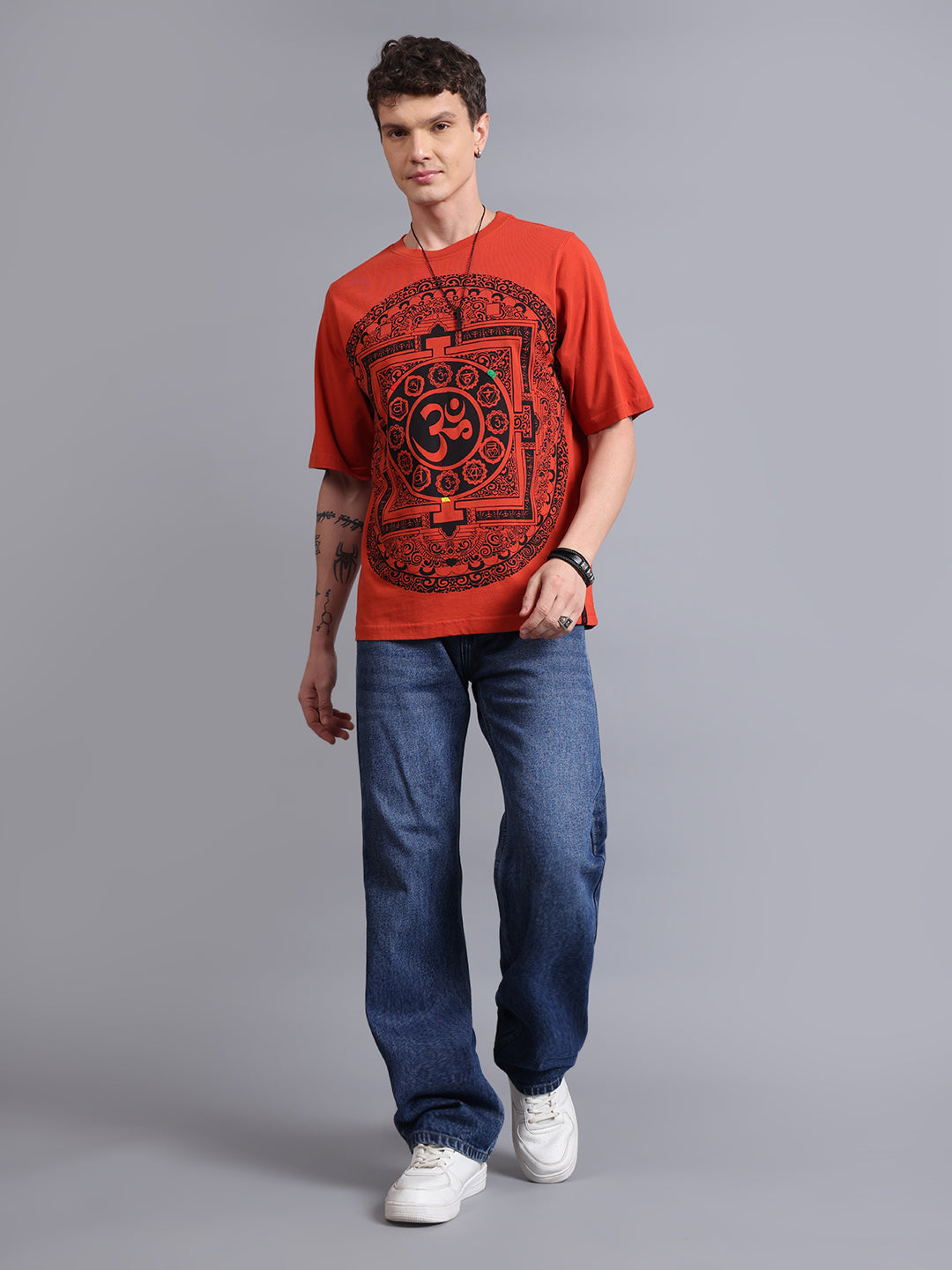 OM Rust Oversized T-Shirt | Gothic Streetwear by PUNK | New In