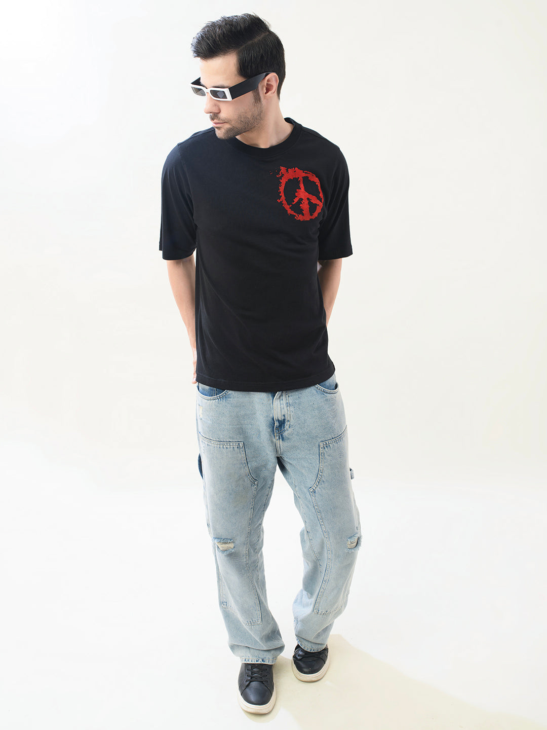 PEACE-DOPE Oversized T-Shirt | PUNK Weed Collection – New In