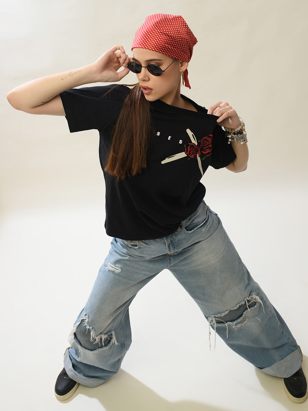 ROSES Women’s T-Shirt | PUNK Buddy Set – New In Drop