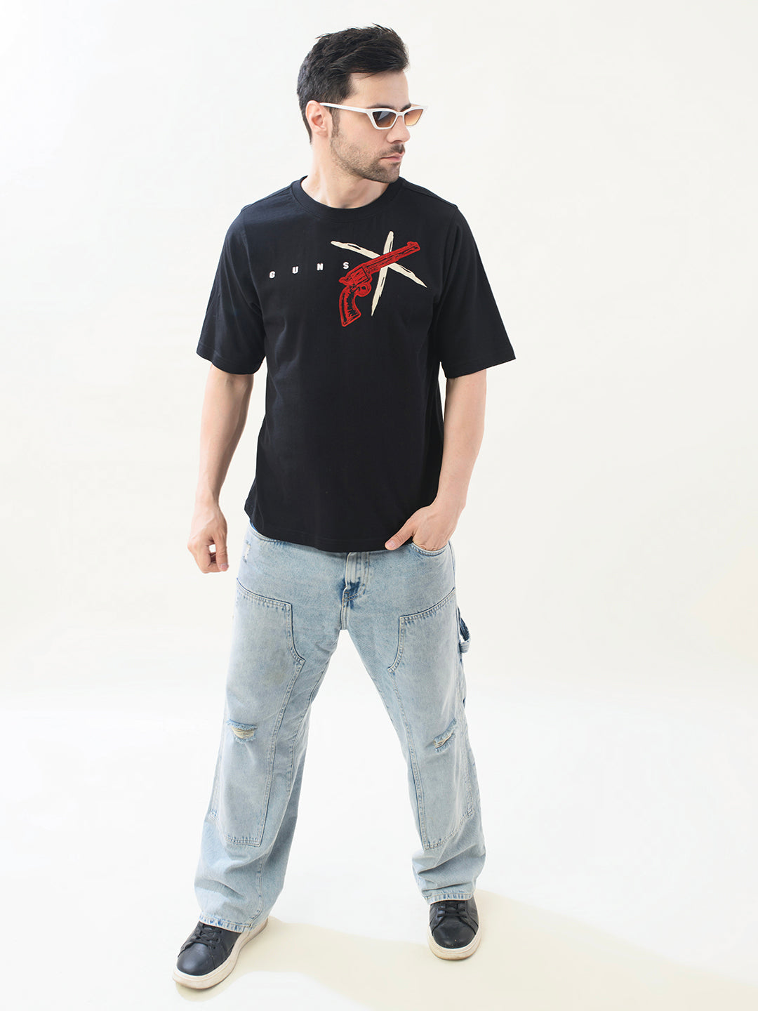 GUNS Oversized T-Shirt | PUNK Buddy Set – New In for Men