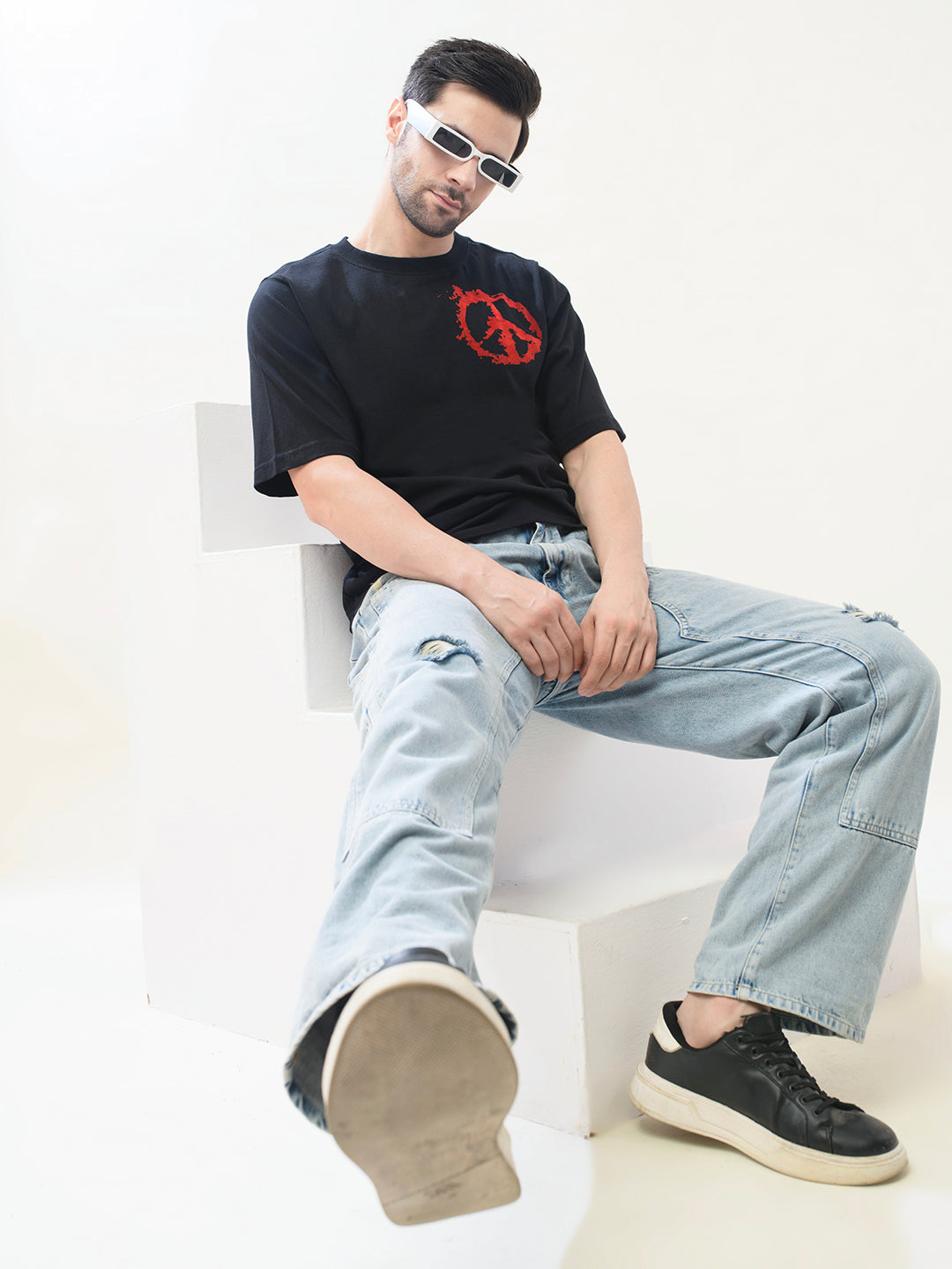 PEACE-DOPE Oversized T-Shirt | PUNK Weed Collection – New In