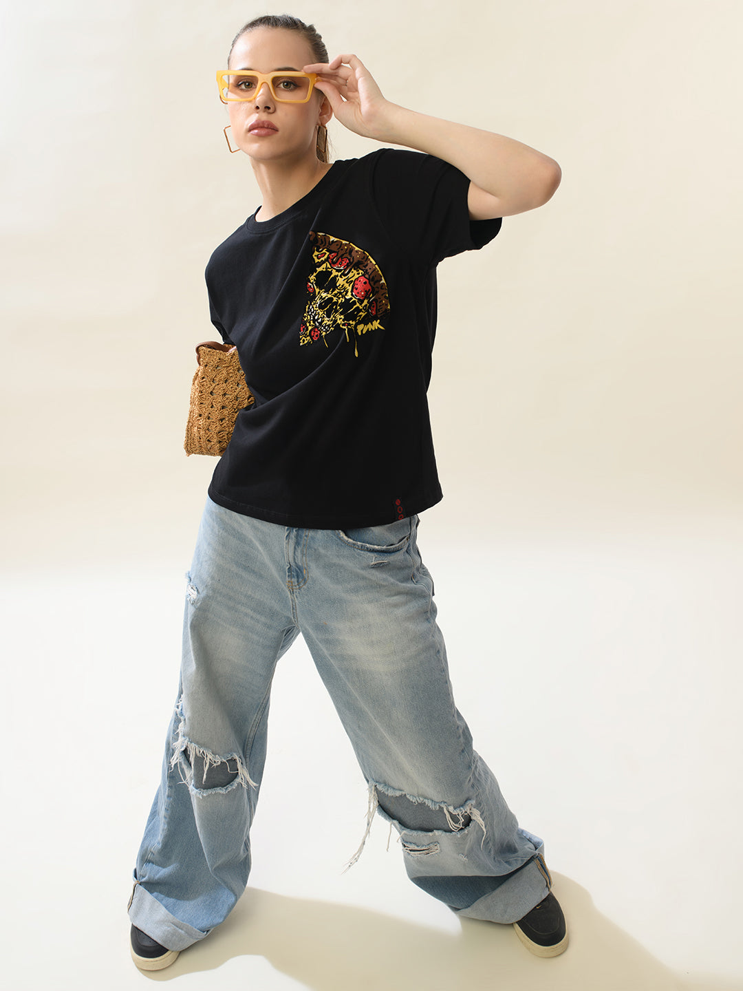 PIZZA-SLICE Women’s T-Shirt | PUNK Buddy Set – New In Drop