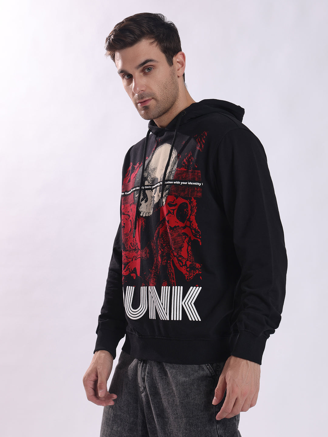 SKULL-TAPE Punk Black Sweatshirt