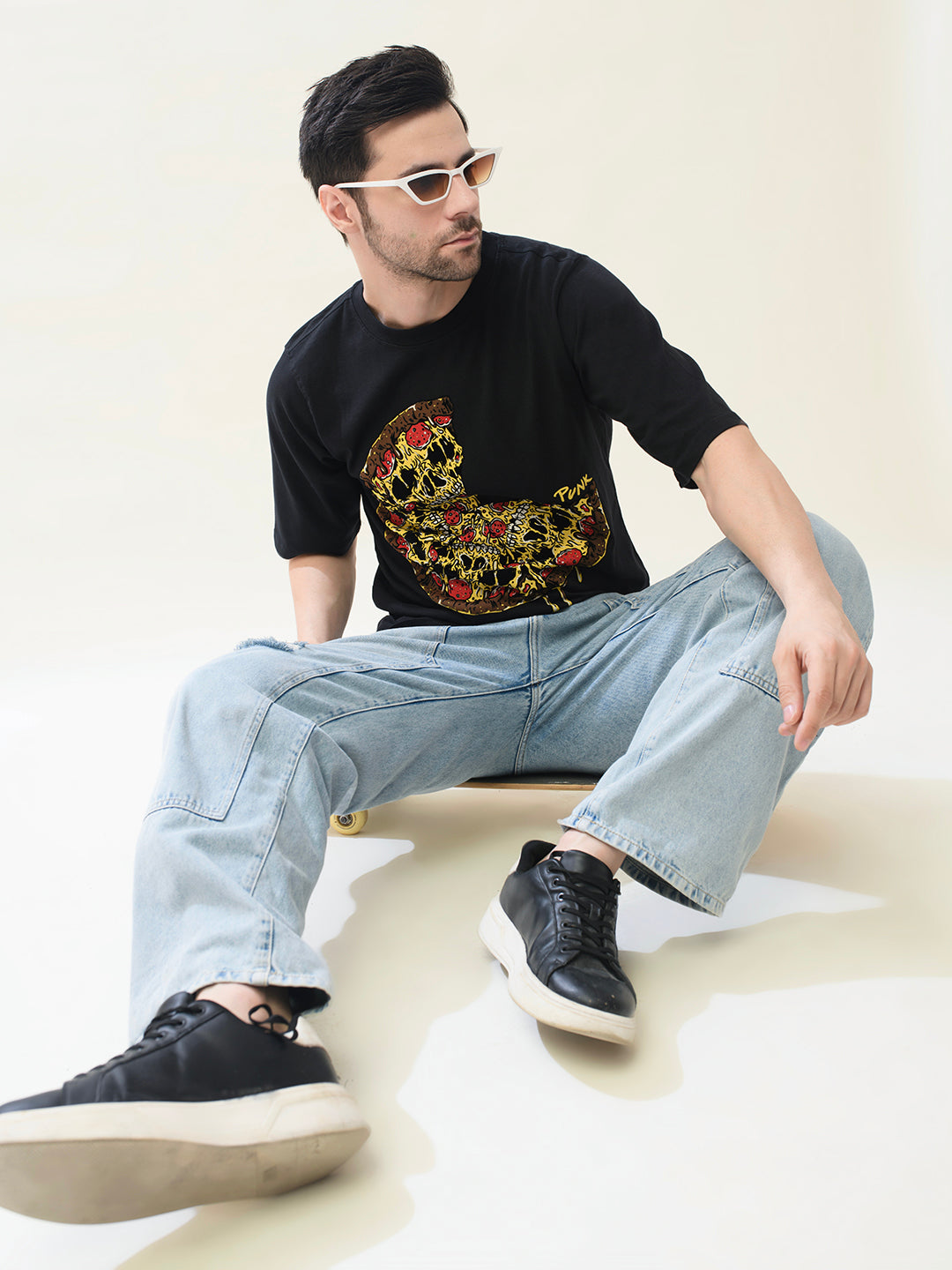 PIZZA Oversized T-Shirt | PUNK Buddy Set – New In for Men