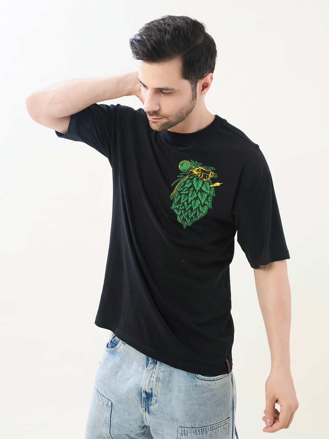 HERB-ATTACK Oversized T-Shirt | PUNK Weed Collection – New In