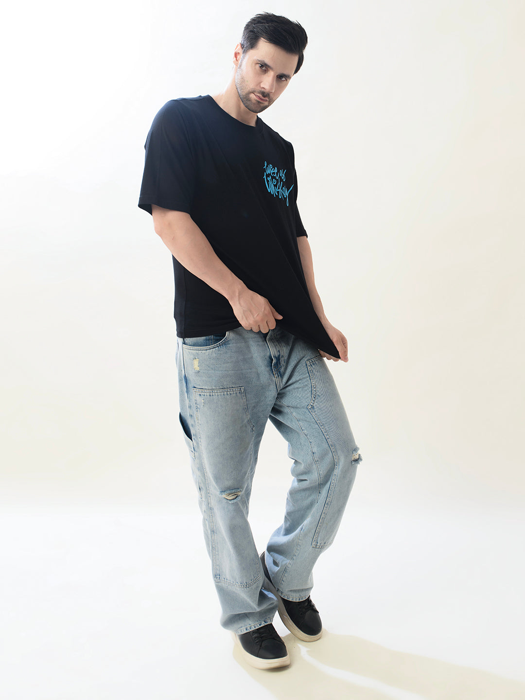 WISE-AS-WHISKEY Oversized T-Shirt | PUNK Buddy Set – New In