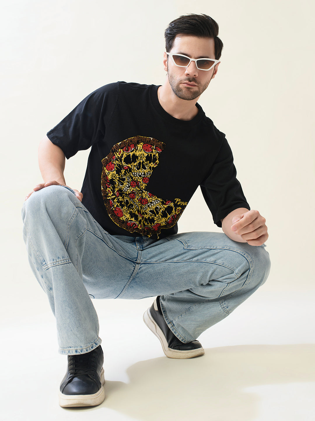 PIZZA Oversized T-Shirt | PUNK Buddy Set – New In for Men