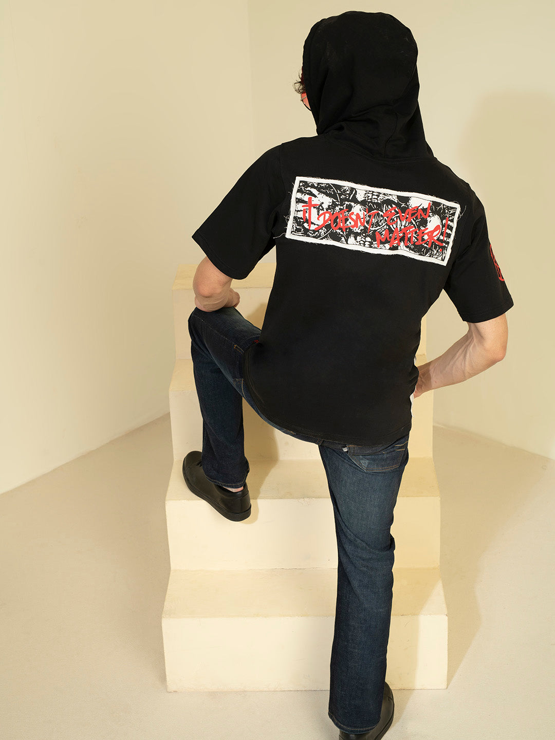 Punk Black Sweatshirt TIME-TO-KILL